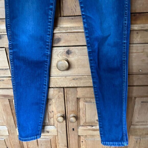 Madewell‎ 27 Tall 9" High Riser Skinny Skinny Jeans Denim Medium Wash - Picture 7 of 12
